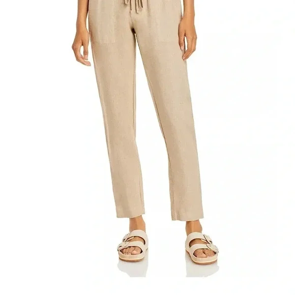 Enzo Costa Easy Pants French Linen Lightweight Summer Women’s size 3 Medium